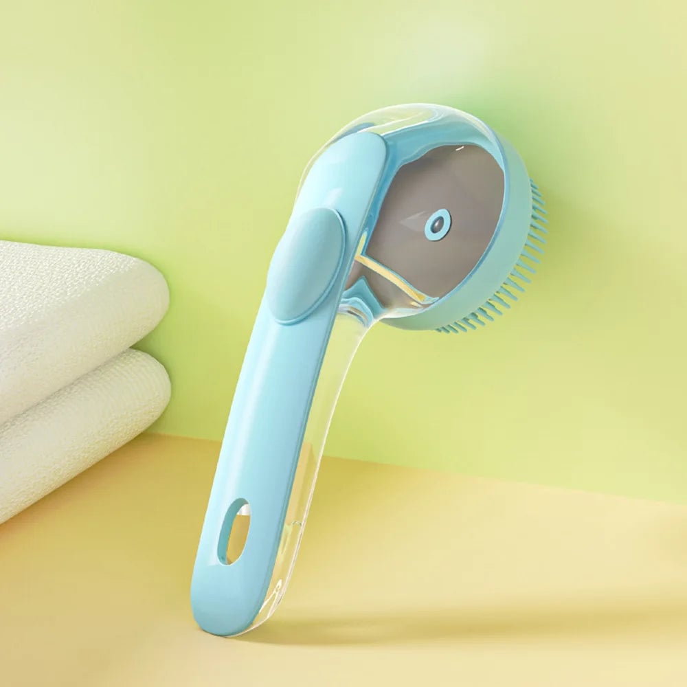 Pet Bath Brush Small Dogs Cats - Massage Scrub Tool Washing Essential