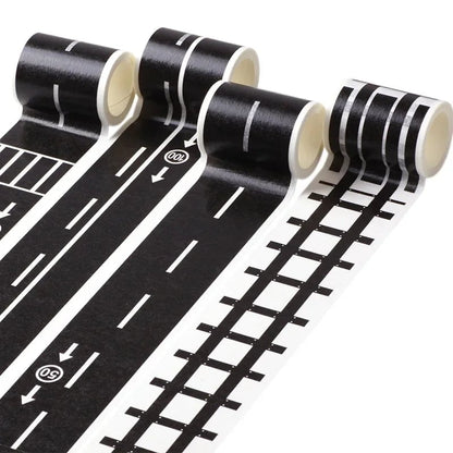 48mm x 5m Highway Road Tape Sticker - Creative Traffic Play Tape