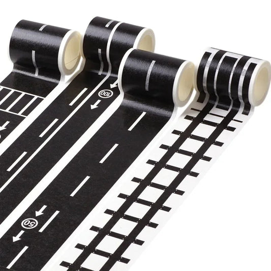 48mm x 5m Highway Road Tape Sticker - Creative Traffic Play Tape