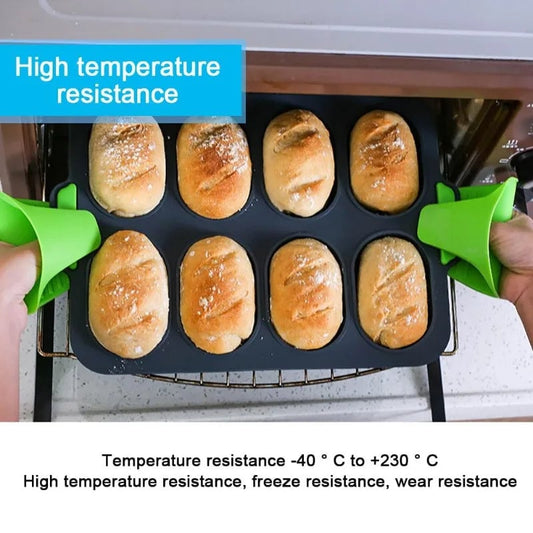 Non-Stick Silicone Mini Baguette Baking Pan DIY Bread Mold Tray