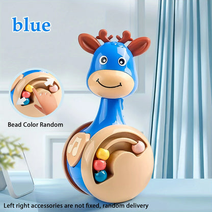 Fawn Sliding Tumbler Rattle - Educational Baby Toy with Sound