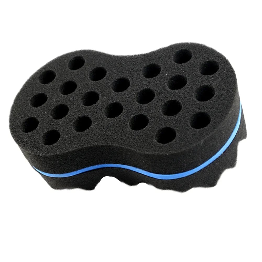 Double Sided Wavy Sponge Brush - Curly Hair Wig Shaping Tool