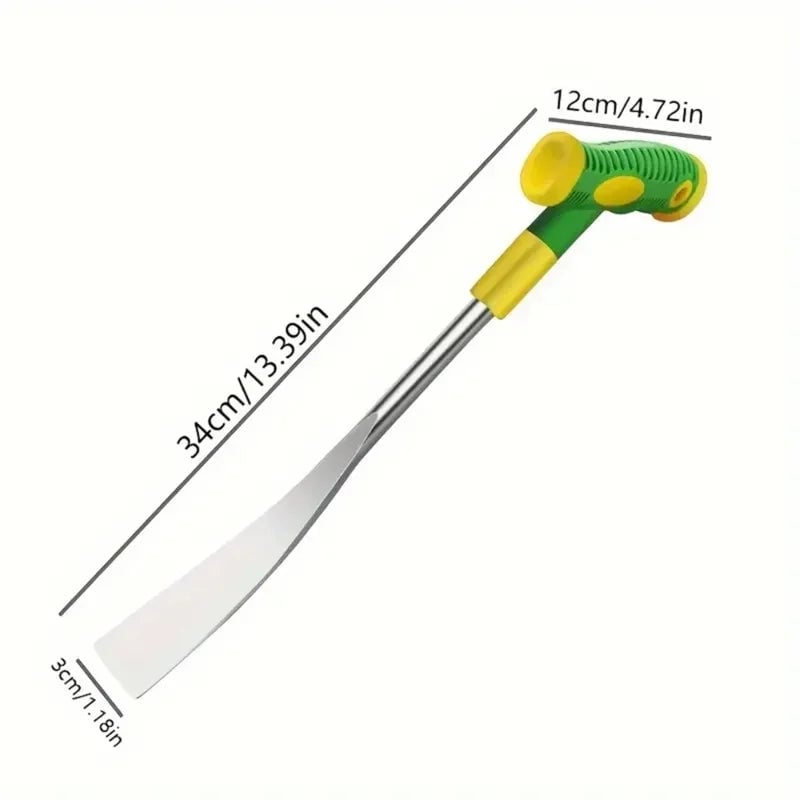 T-Shaped Stainless Steel Weeding Trowel Hand Tool for Transplanting