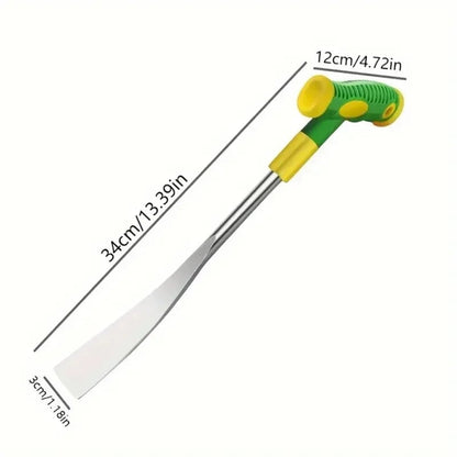 T-Shaped Stainless Steel Weeding Trowel Hand Tool for Transplanting