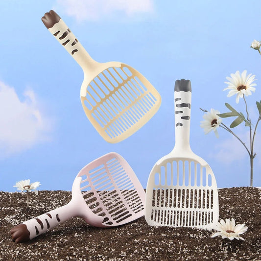 Fine Mesh Cat Litter Scoop Anti-Clog Pet Waste Scooper Shovel