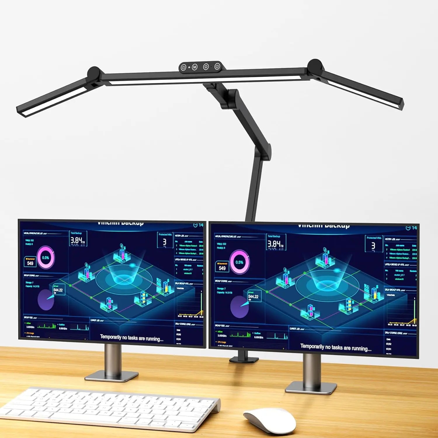 24W LED Desk Lamp with Clamp - Ultra Bright Architect Table Lamp