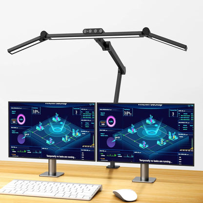 24W LED Desk Lamp with Clamp - Ultra Bright Architect Table Lamp