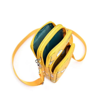 Gudetama Waterproof Oxford Mobile Phone Crossbody Bag Mini Purse
