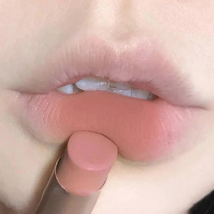 Waterproof Velvet Matte Lipstick - Moisturizing Nude Apricot Lip Tint