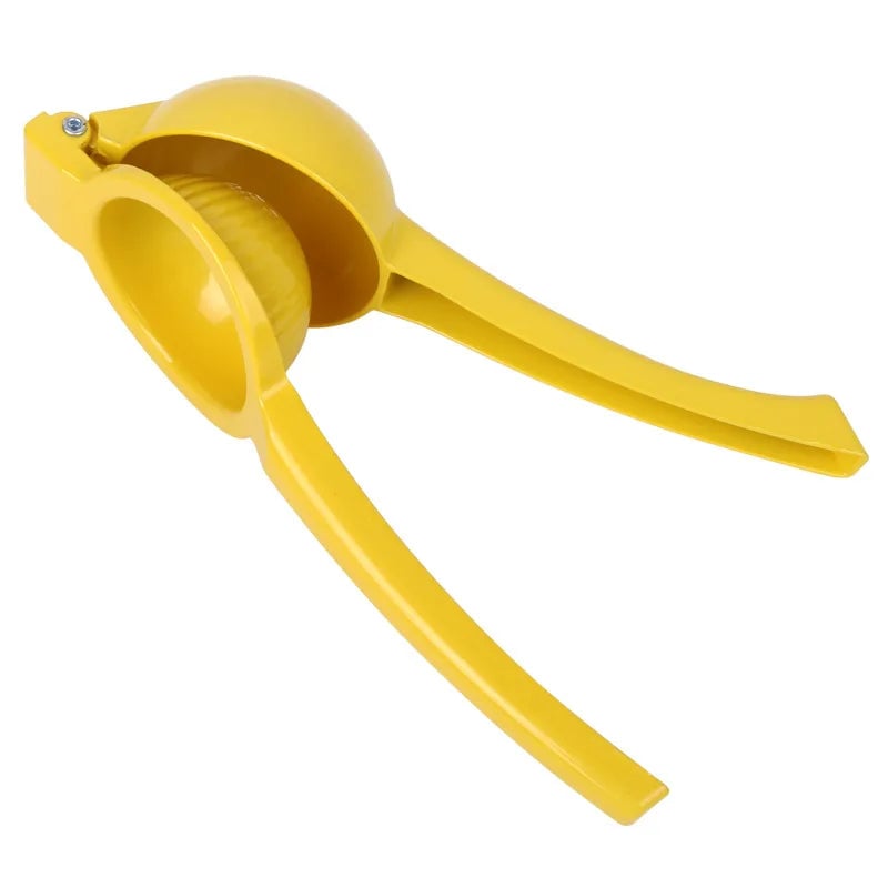 2-in-1 Aluminum Alloy Citrus Juicer - Handheld Lemon Orange Press