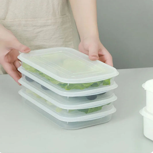 Airtight Food Storage Containers Set - Fresh Produce & Meat Crisper