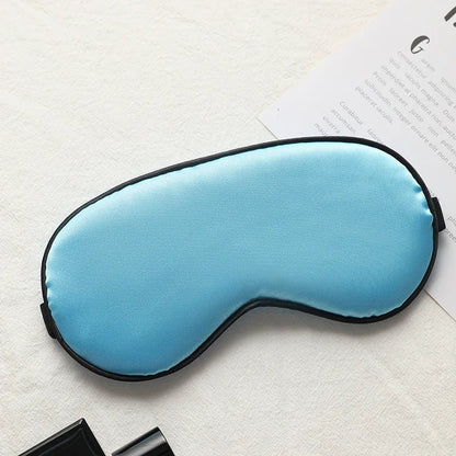 Imitation Silk Sleep Eye Mask - Portable Travel Blindfold Eyepatch