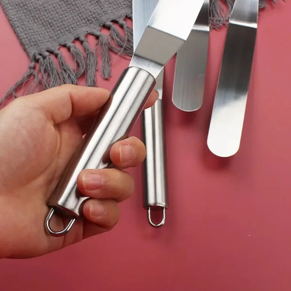 Stainless Steel Cake Spatula 6/8/10/12 Inch Icing Frosting Tool