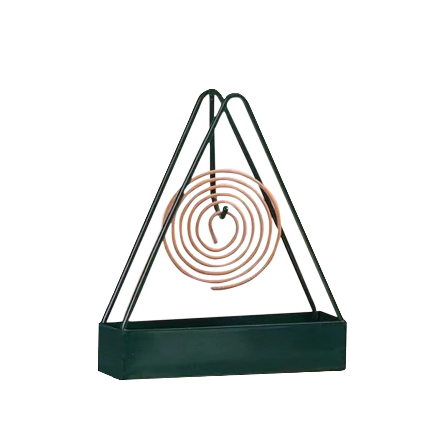 Iron Mosquito Coil Holder & Incense Burner Frame Incense Holders Coil Modern Repellent Incense Rack For Household Bedroom Patio