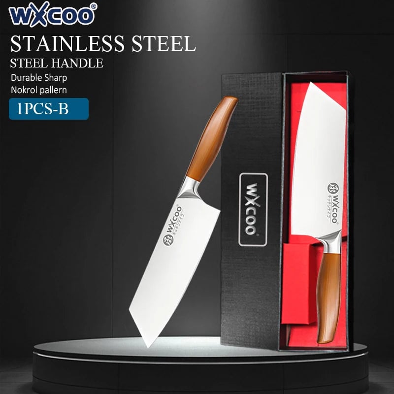 Stainless Steel Kitchen Utility Knife - Durable Fruit Cutting Tool