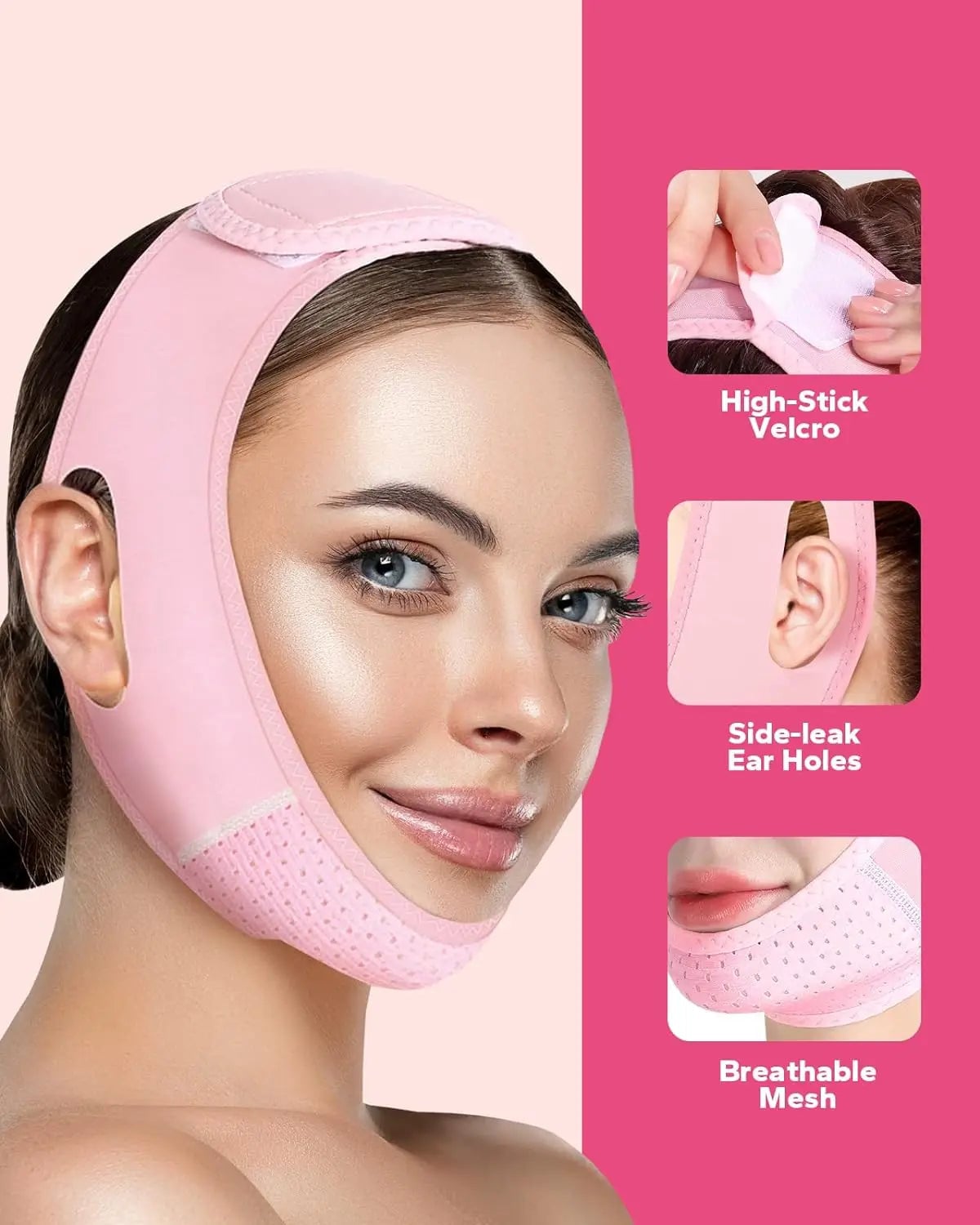 Reusable V-Line Face Strap - Double Chin Reducer & Lifting Mask