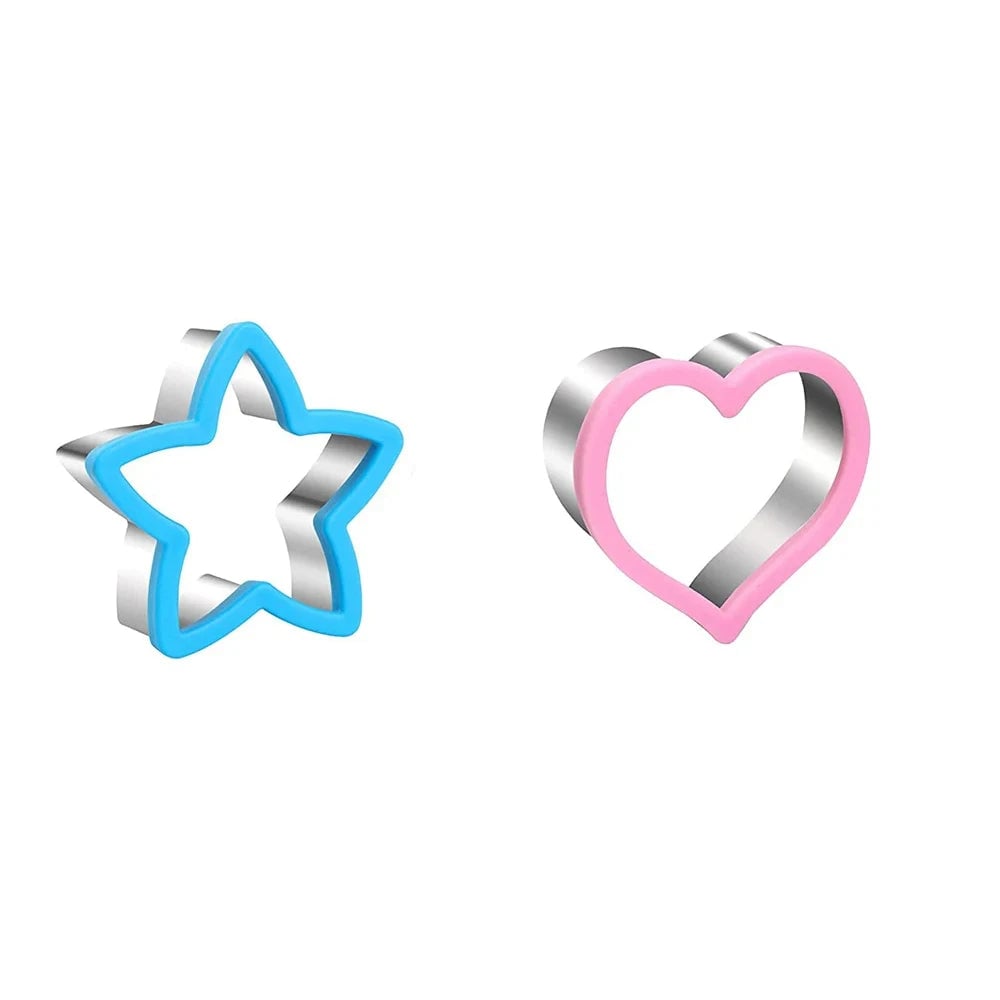 Kids Sandwich Cutters Set Heart Star Mickey Shape Bread Toast Molds