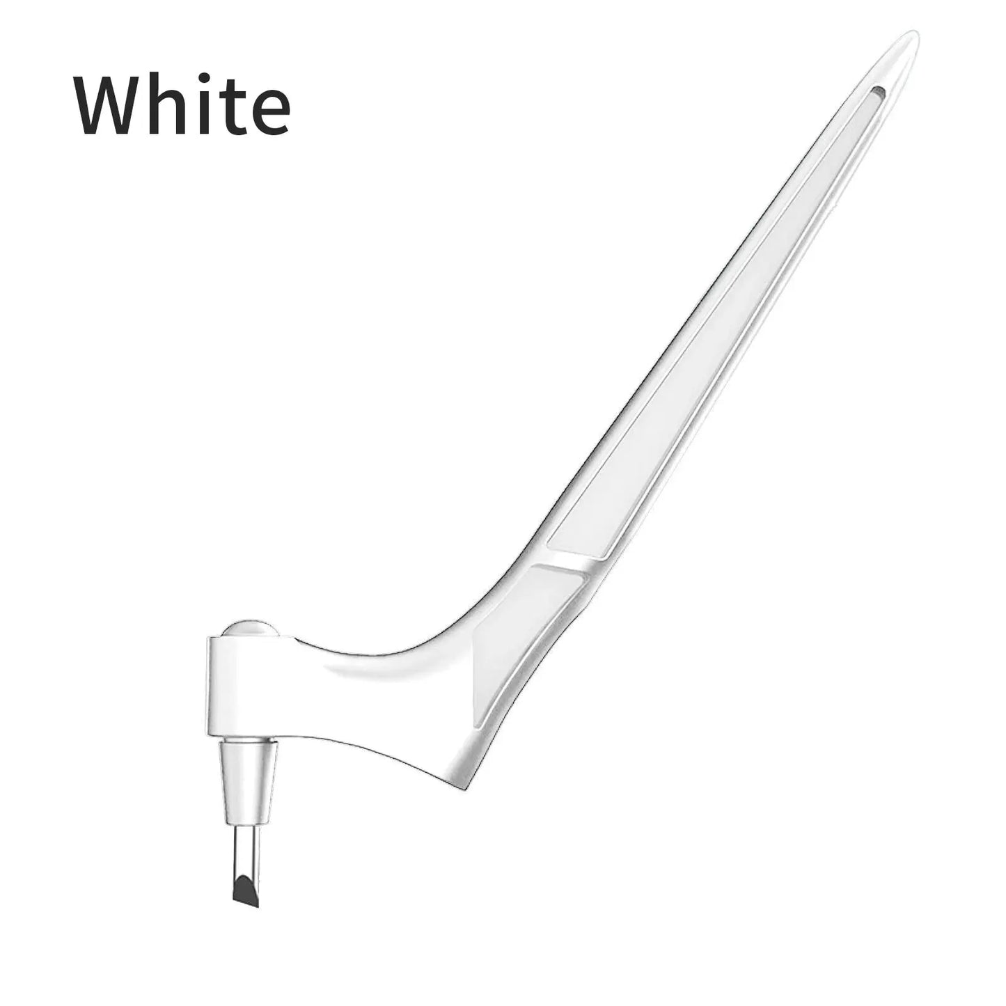360° Rotating Blade Craft Knife with Triangle Ruler - Stainless Steel