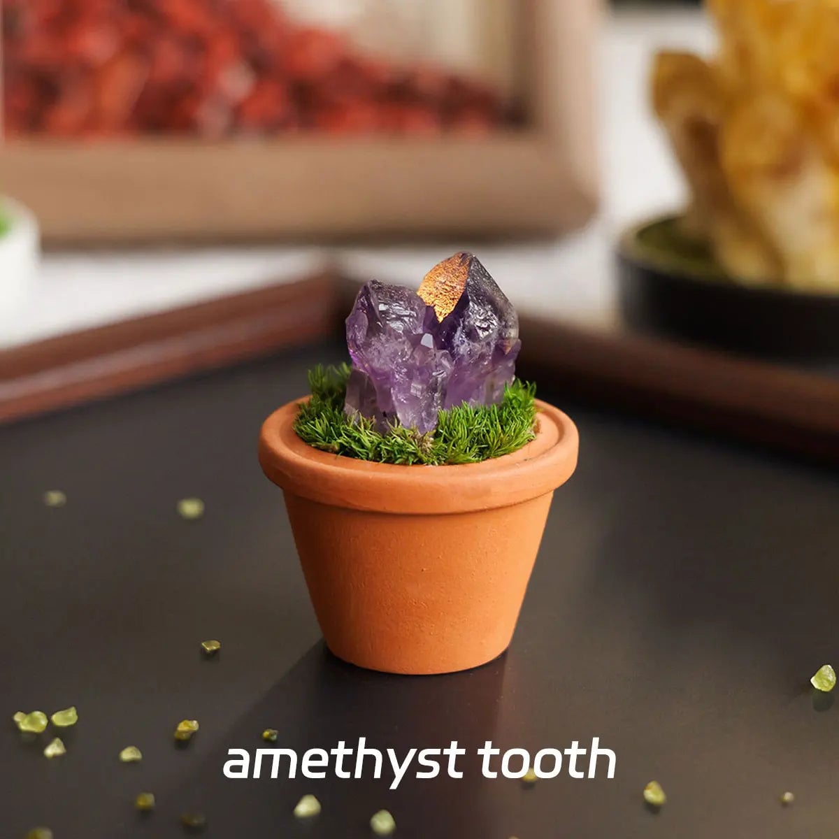 Natural Amethyst Quartz Crystal Stones - Healing Gemstones Feng Shui