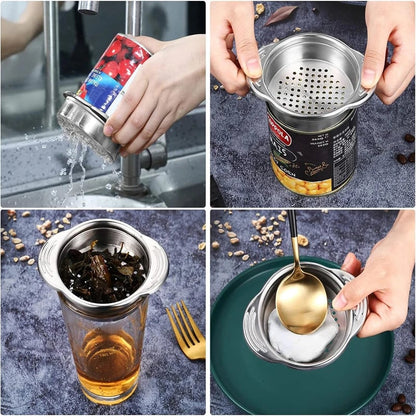 Stainless Steel Universal Can Strainer - Tuna Oil Drainer Colander
