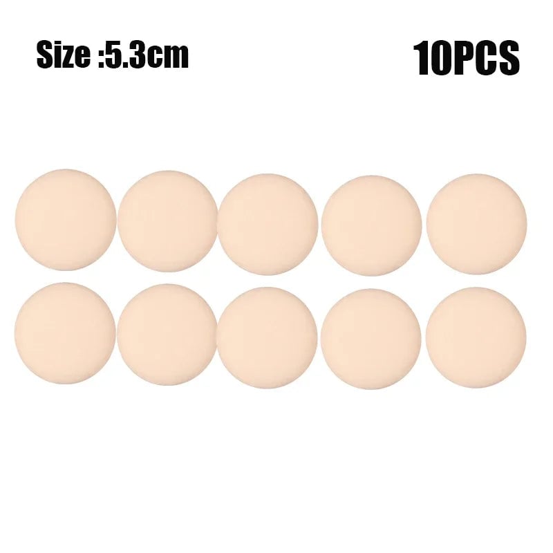 Multi-Shape Makeup Sponges 1-10pcs Round Square Triangle Foundation