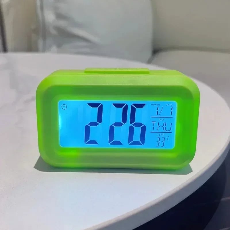 LED Digital Alarm Clock with Calendar Display Multi-Function Desktop