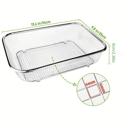 Stainless Steel Soil Sieve Mesh - Garden Rock Filter Compost Sand