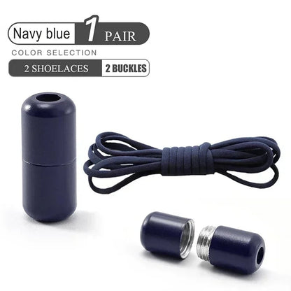 Elastic No Tie Shoelaces - Quick Slip-On Design Kids & Adults