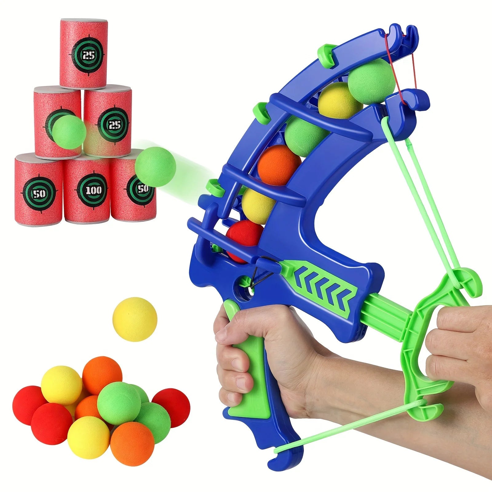 Soft Bullet Shooting Target Game Set - Educational Indoor Activity Toy