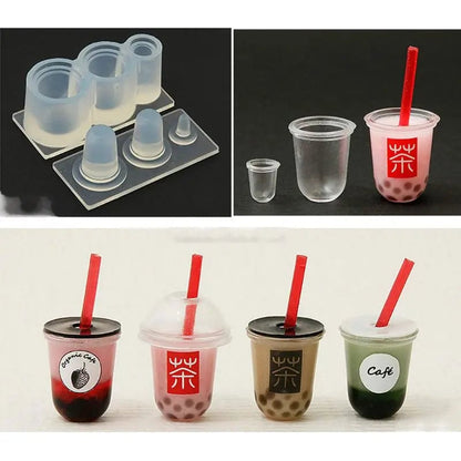 Mini Silicone Resin Cup Molds - DIY Jewelry Container Storage Molds