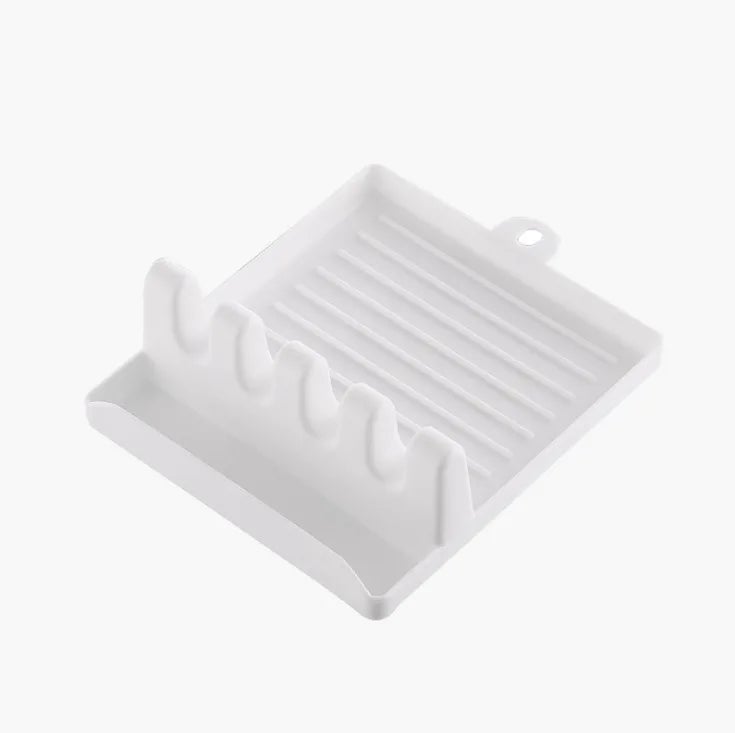 Multi-Purpose Spatula Rack Kitchen Utensil Holder & Pot Lid Stand