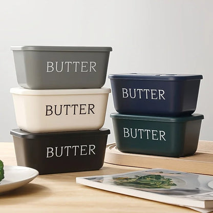 Sealed Butter Storage Container with Cutting Knife - Airtight Cheese