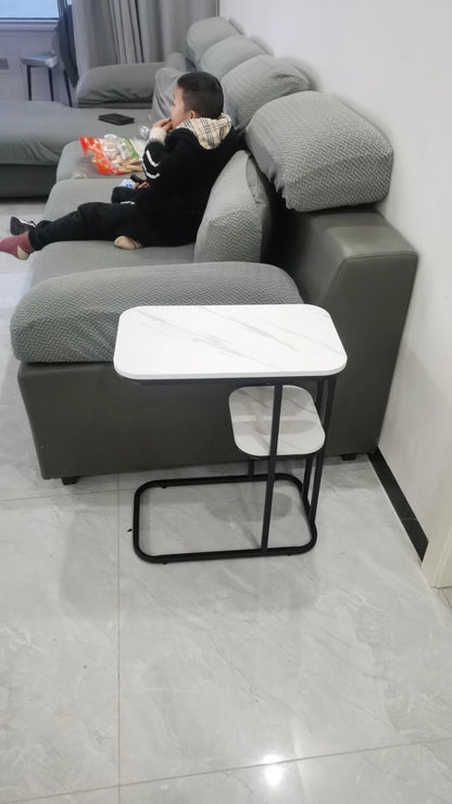 Modern Square Side Table - Multi-Purpose End Table for Living Room