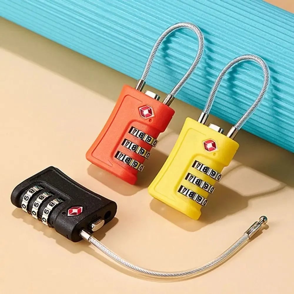 TSA 3-Digit Travel Lock - Zinc Alloy Luggage Security Lock
