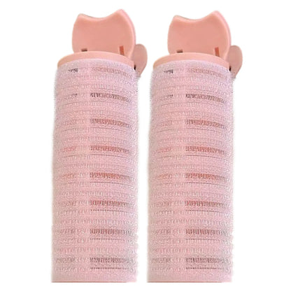 Heatless Hair Curlers Set - Lazy Rollers & Bangs Styling Clips