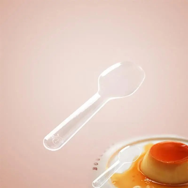 Mini Wooden Ice Cream Spoons 100/500pcs Disposable Dessert Scoops