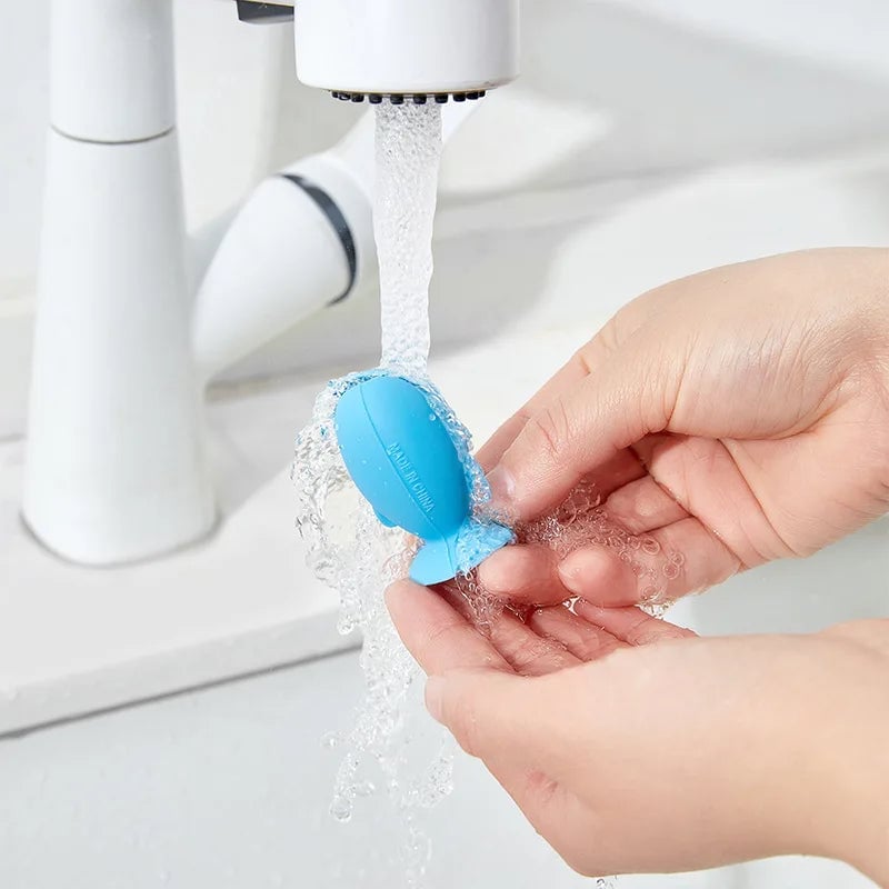 Fish Shape Silicone Toothbrush Holder Travel Storage Rack 4-8 Pcs