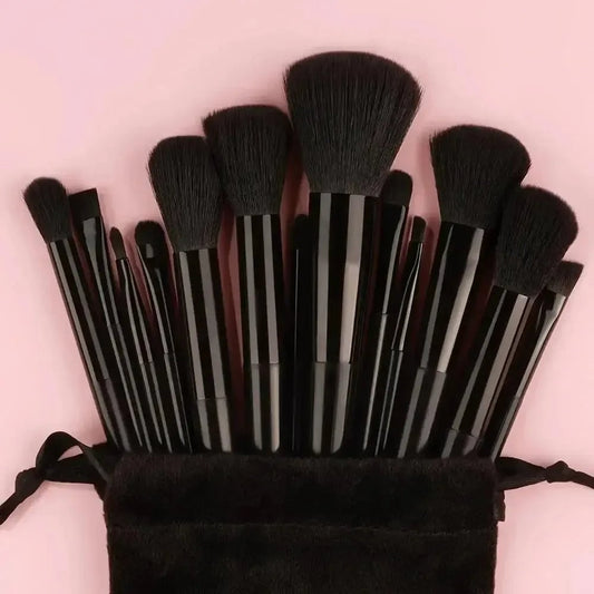 Professional Makeup Brush Set - Soft Fluffy Foundation & Blending