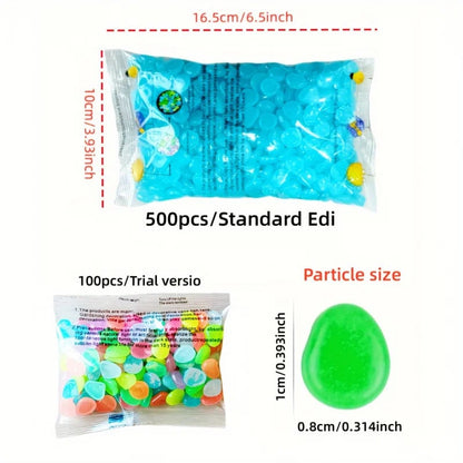 Luminous Glow Stone Decor 100/500pc Set - Aquarium Landscape Garden