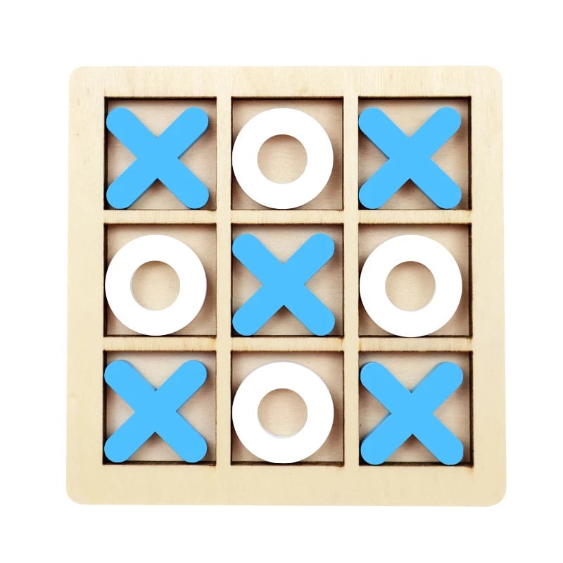 Wooden Chess Puzzle Educational Toy - Montessori Brain Training Game