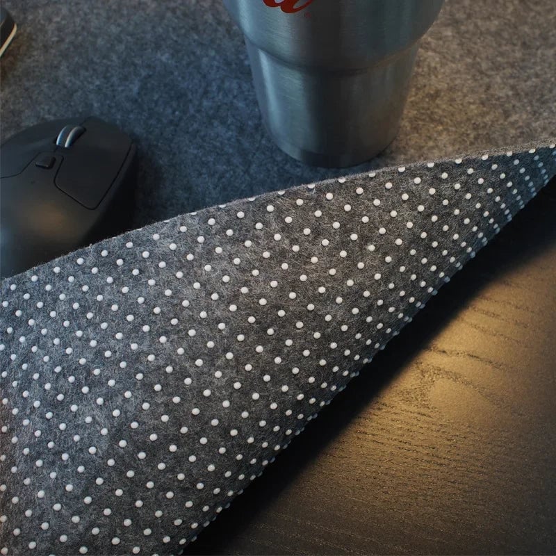 Large Wool Felt Desk Mat - Anti-Slip Computer Mouse Pad Gaming