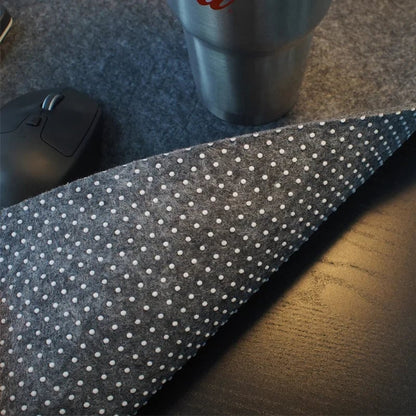Large Wool Felt Desk Mat - Anti-Slip Computer Mouse Pad Gaming
