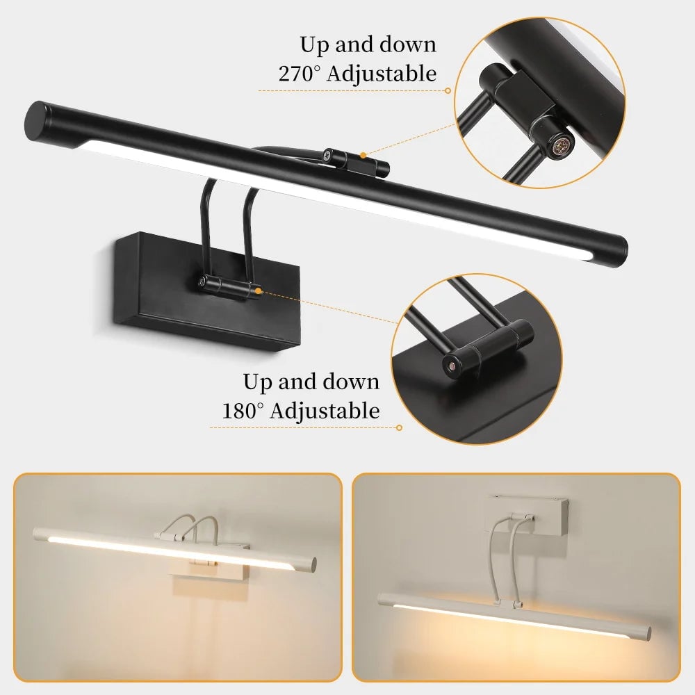 LED Waterproof Bathroom Mirror Light - Modern Vanity Wall Lamp