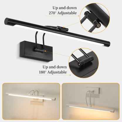 LED Waterproof Bathroom Mirror Light - Modern Vanity Wall Lamp