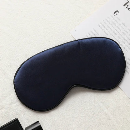 Imitation Silk Sleep Eye Mask - Portable Travel Blindfold Eyepatch