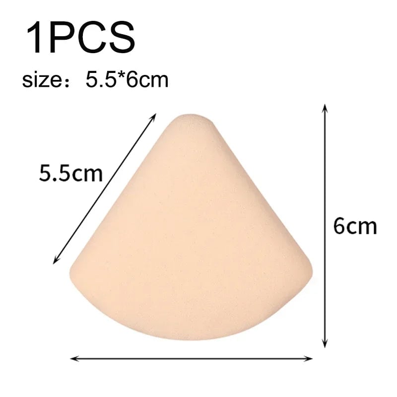 Multi-Shape Makeup Sponges 1-10pcs Round Square Triangle Foundation
