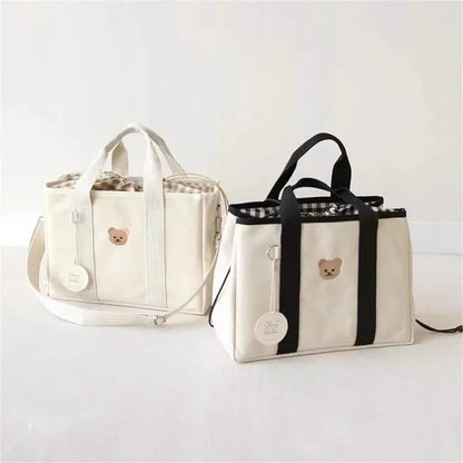 Multi-Pocket Diaper Bag - Stroller Compatible Maternity Tote