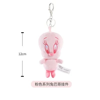 Looney Tunes Plush Keychain Set - Bugs Bunny Tweety Lola Pendant