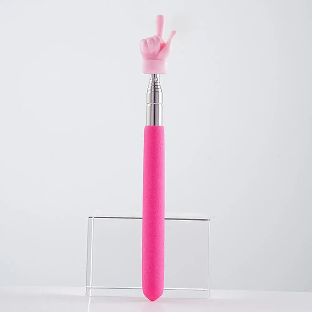 Retractable Finger Pointer Stick – Stainless Steel Telescopic Teaching Pointer