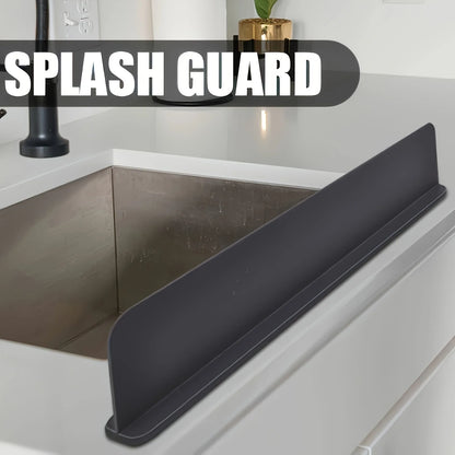 Silicone Sink Splash Guard - Kitchen Water Barrier